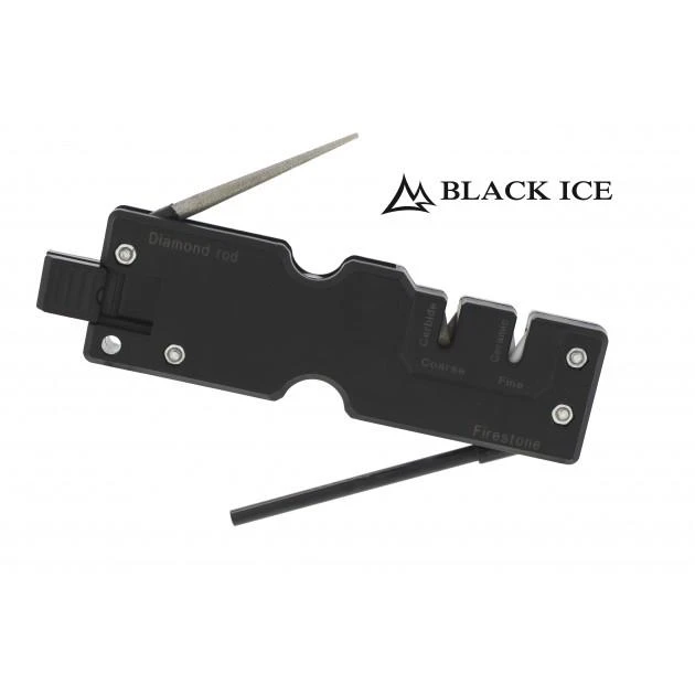 Buchner Juodas ICE 4 in 1 daugiafunkcinis peilių galąstuvas