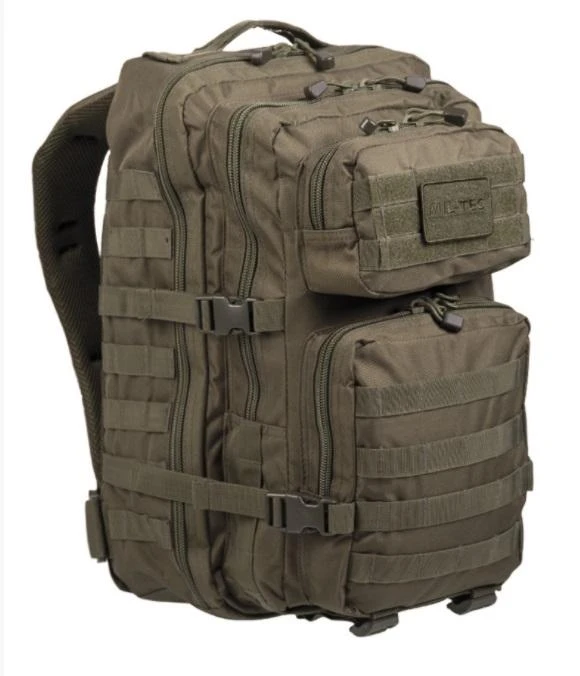 Kuprinė MIL-TEC "ASSAULT II" 50 l., ŽALIA