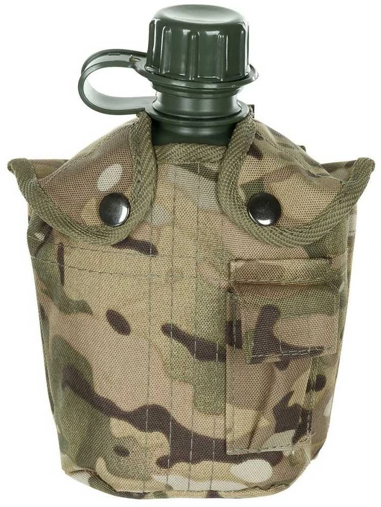 Max Fuchs Plastikinė gertuvė su dėklu, OPERATION CAMO