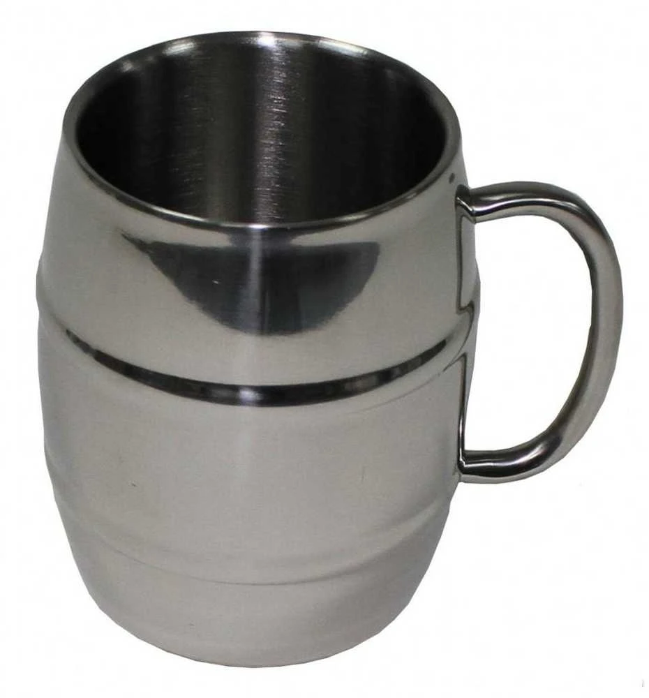 Max Fuchs Termosinis puodelis dvigubomis sienelėmis "Statinė" 450 ml.