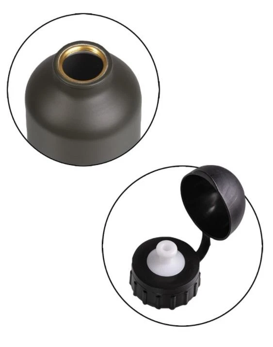 Mil-Tec Gertuvė iš aliuminio, 750 ml., ŽALIA