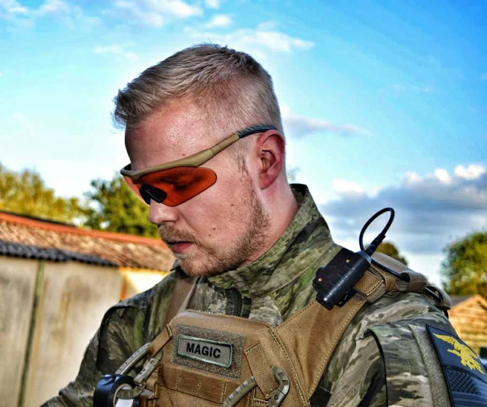 Mil-Tec SWISS EYE® RAPTOR akiniai, JUODI
