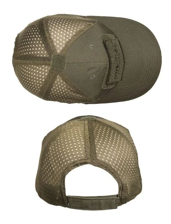 Mil-Tec Taktinė kepurė su Velcro ir tinkleliu, OLIV