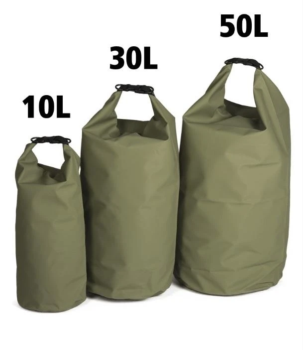 Neperšlampamas maišas "MIL-TEC" 30 l. ŽALIAS