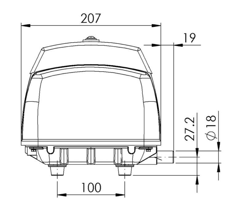 Membraninė orapūtė AirMac DB 60