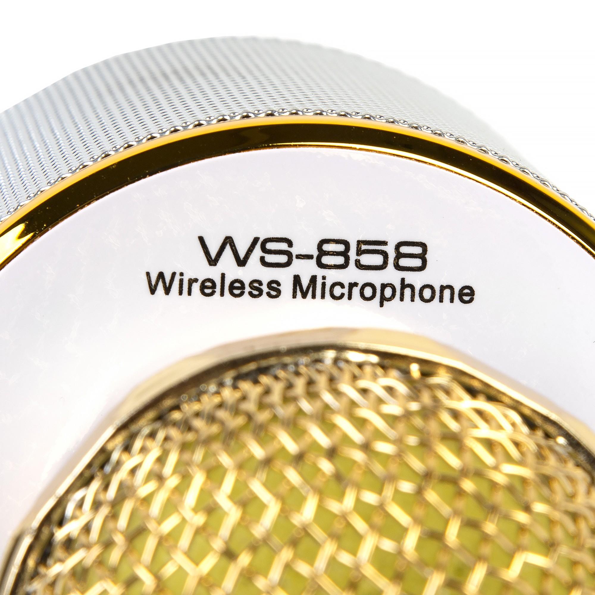Xrec karaokė mikrofonas - kolonėlė su balso keitimo efektais WS-858