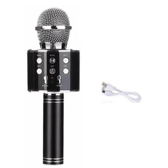 Xrec karaokė mikrofonas - kolonėlė su balso keitimo efektais WS-858