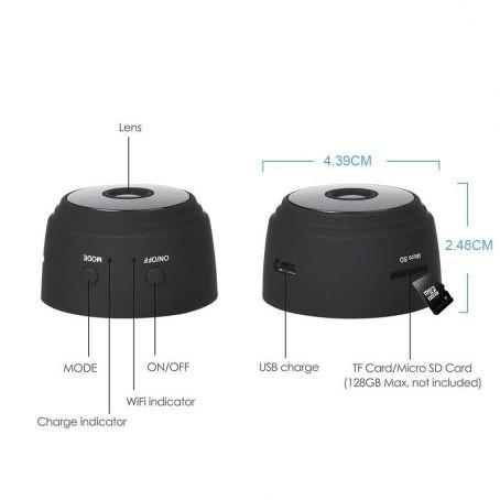 Mini belaidė vaizdo stebėjimo kamera - Wifi