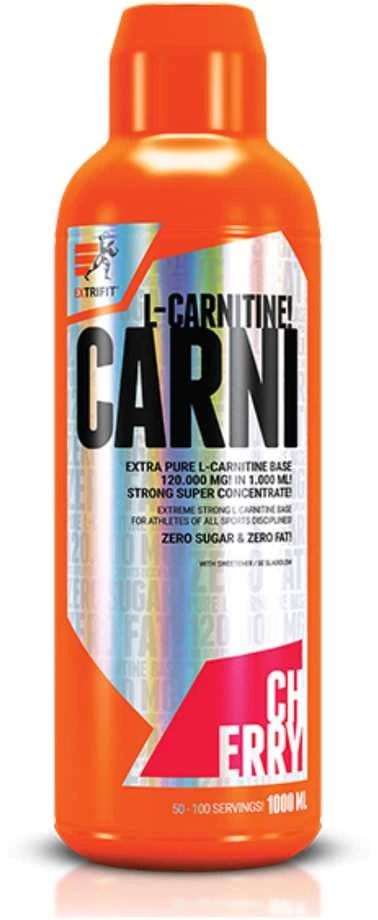 Extrifit Sport Nutrition Extrifit Carni 120 000 mg (1000 ml) – Skystas L-karnitinas efektyviam riebalų deginimui