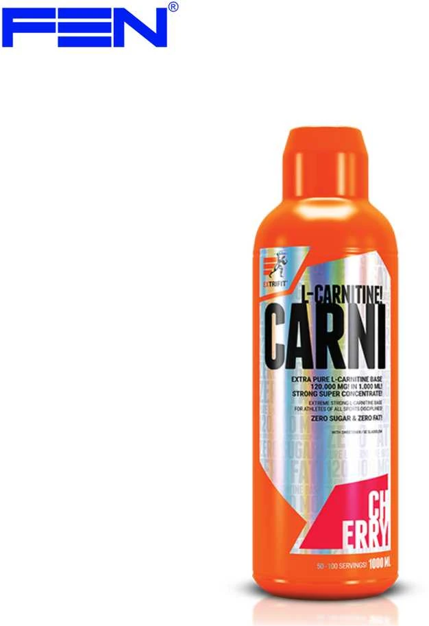 Extrifit Sport Nutrition Extrifit Carni 120 000 mg (1000 ml) – Skystas L-karnitinas efektyviam riebalų deginimui