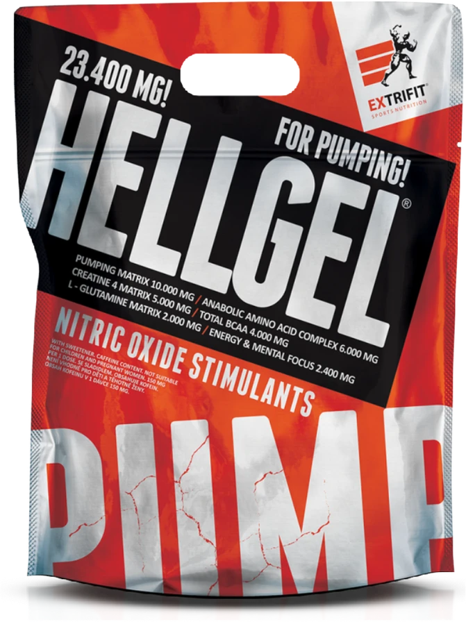 Extrifit Sport Nutrition Extrifit Hell Gel Pre-workout 25x80 g – Energijos Gelis