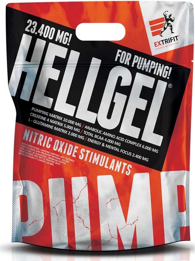 Extrifit Sport Nutrition Extrifit Hell Gel Pre-workout 25x80 g – Energijos Gelis