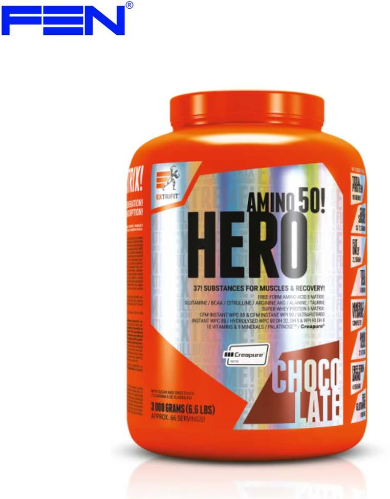 Extrifit Sport Nutrition Extrifit HERO 3000 g. (kokteilis raumenų masei auginti)
