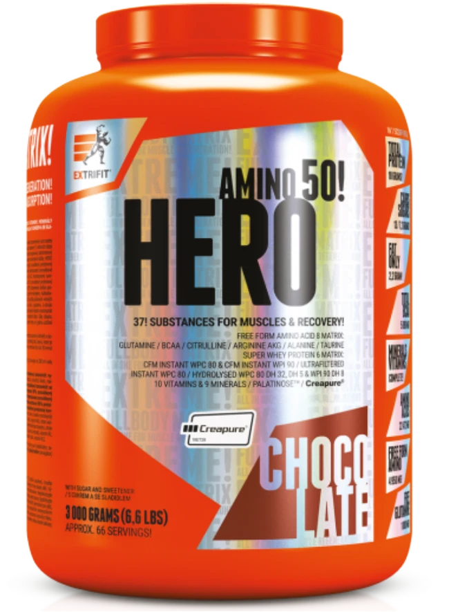 Extrifit Sport Nutrition Extrifit HERO 3000 g. (kokteilis raumenų masei auginti)