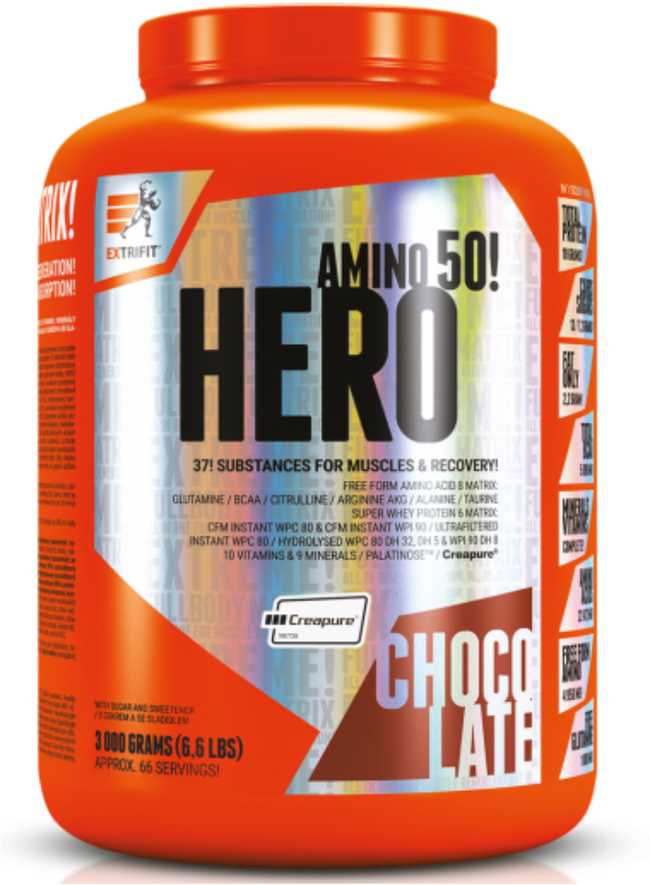 Extrifit Sport Nutrition Extrifit HERO 3000 g. (kokteilis raumenų masei auginti)