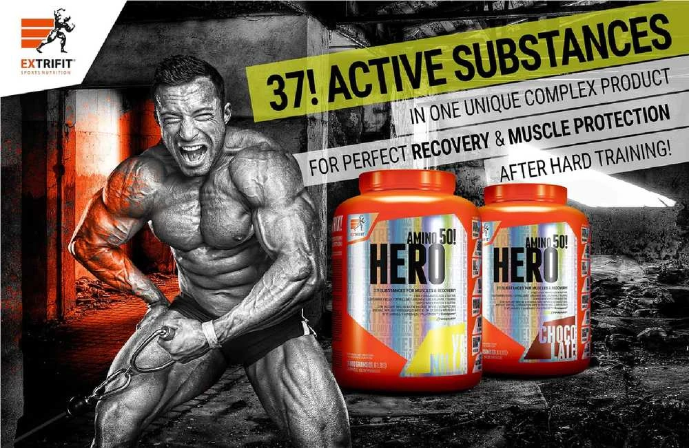 Extrifit Sport Nutrition Extrifit HERO 3000 g. (kokteilis raumenų masei auginti)