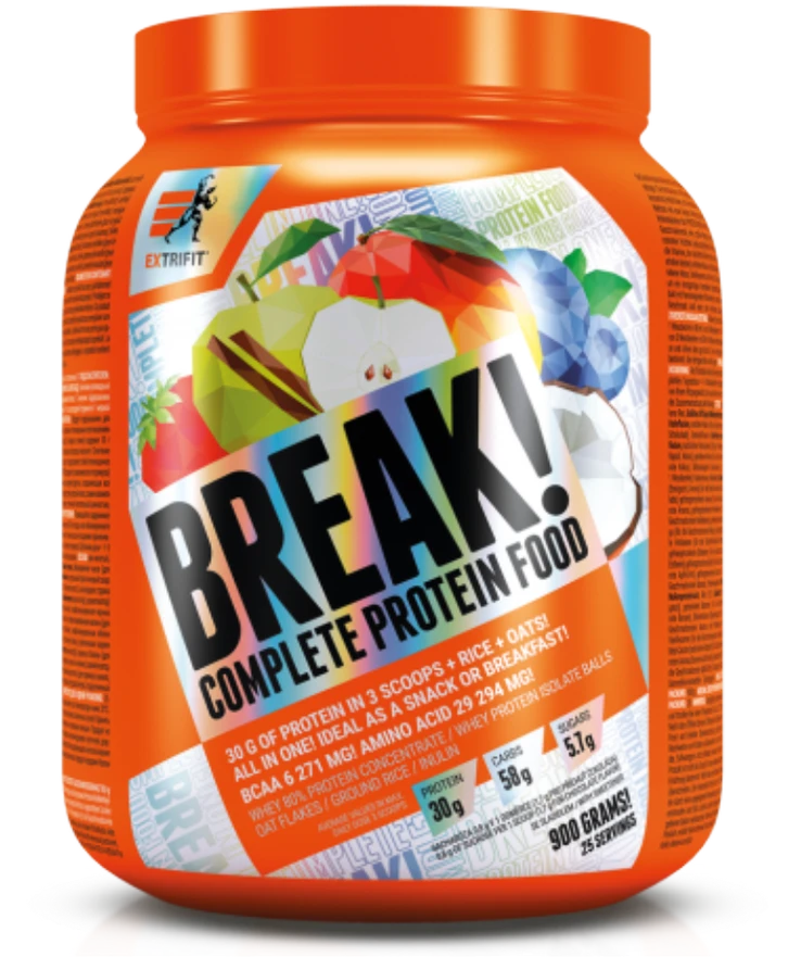 Extrifit Sport Nutrition Extrifit Protein Break 900 g. (Baltyminė košė)