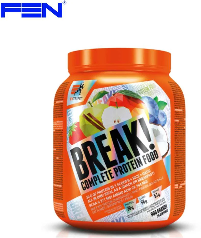 Extrifit Sport Nutrition Extrifit Protein Break 900 g. (Baltyminė košė)