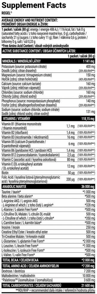 Extrifit Sport Nutrition Extrifit REGEL® 80 g x 25 vnt (Gelis raumenų atstatymui)