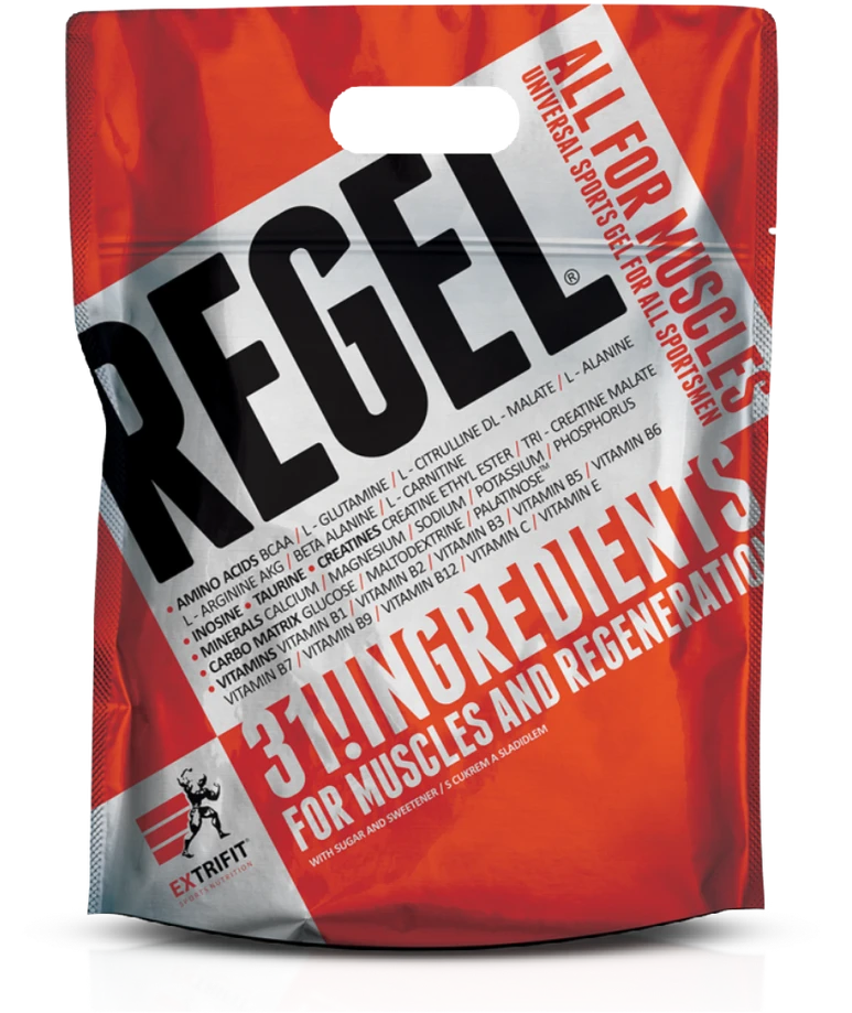 Extrifit Sport Nutrition Extrifit REGEL® 80 g x 25 vnt (Gelis raumenų atstatymui)