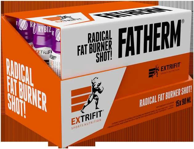 Extrifit Sport Nutrition Extrifit SHOT FATHERM 15 vnt x 90 ml (Riebalų degintojas)