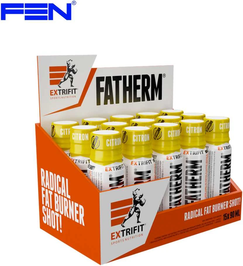 Extrifit Sport Nutrition Extrifit SHOT FATHERM 15 vnt x 90 ml (Riebalų degintojas)