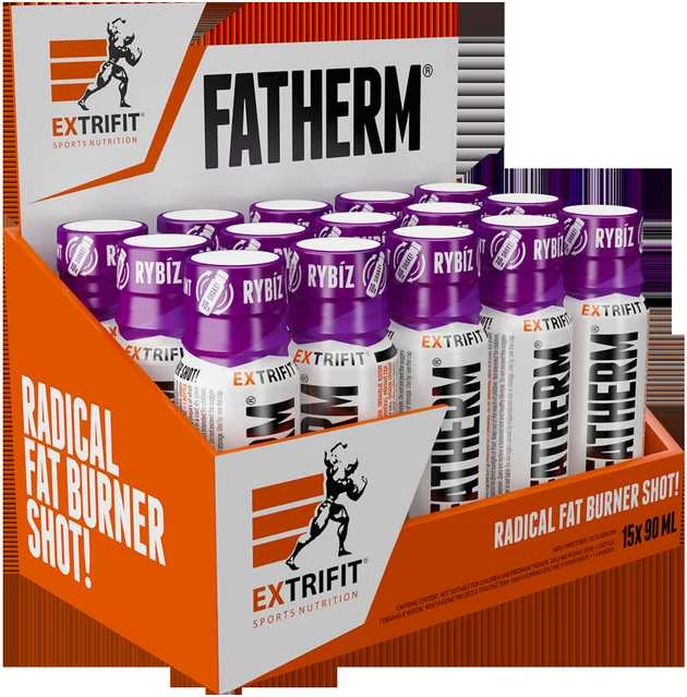 Extrifit Sport Nutrition Extrifit SHOT FATHERM 15 vnt x 90 ml (Riebalų degintojas)