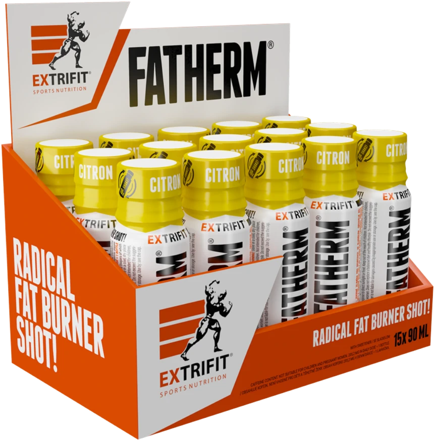 Extrifit Sport Nutrition Extrifit SHOT FATHERM 15 vnt x 90 ml (Riebalų degintojas)