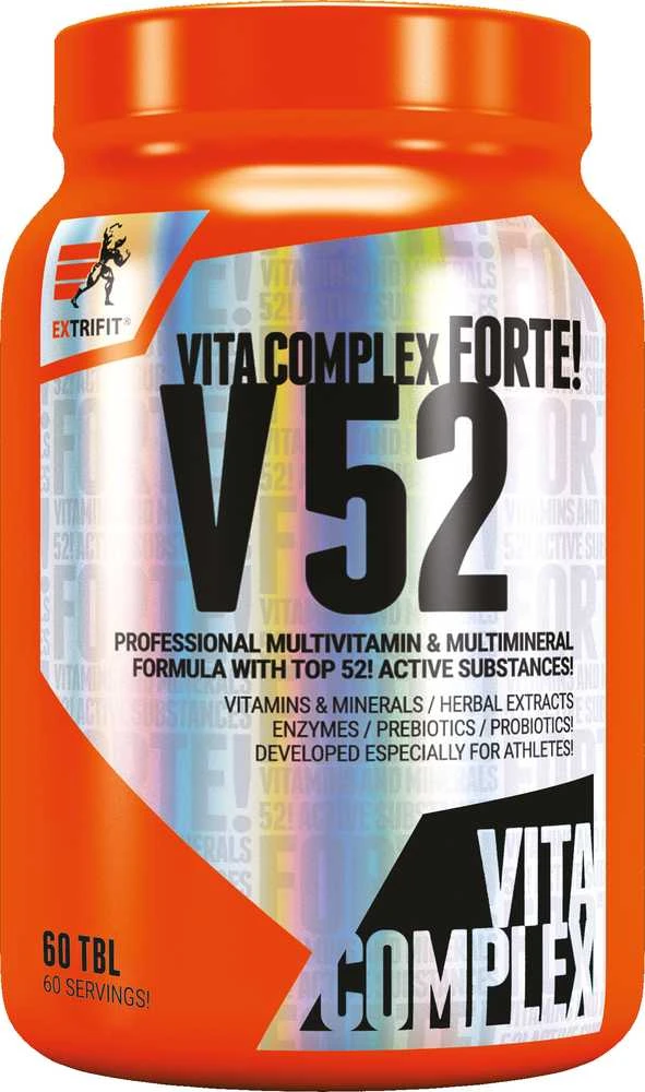 Extrifit Sport Nutrition Extrifit V52 (60 tablečių) - vitaminų, mineralų kompleksas