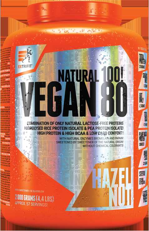 Extrifit Sport Nutrition Extrifit VEGAN 80 2000 g (Veganiškas baltyminis kokteilis)