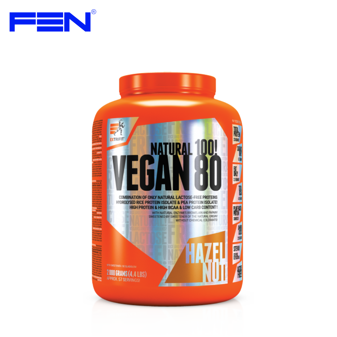 Extrifit Sport Nutrition Extrifit VEGAN 80 2000 g (Veganiškas baltyminis kokteilis)