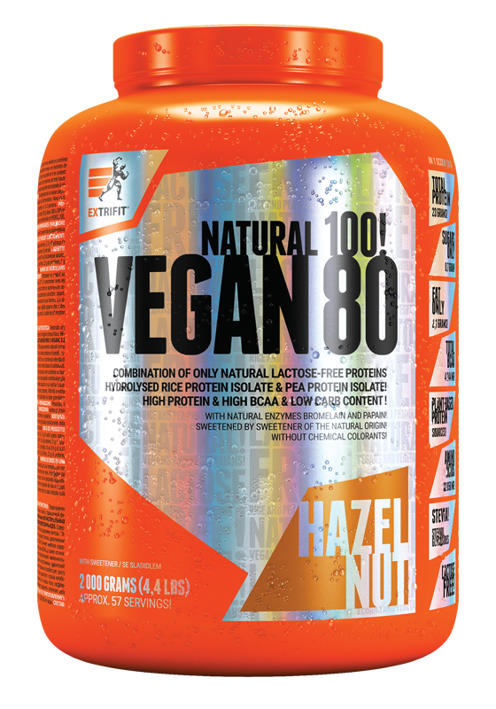 Extrifit Sport Nutrition Extrifit VEGAN 80 2000 g (Veganiškas baltyminis kokteilis)