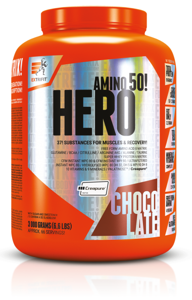 Extrifit Sport Nutrition Extrifit HERO 3000 g. (kokteilis raumenų masei auginti)