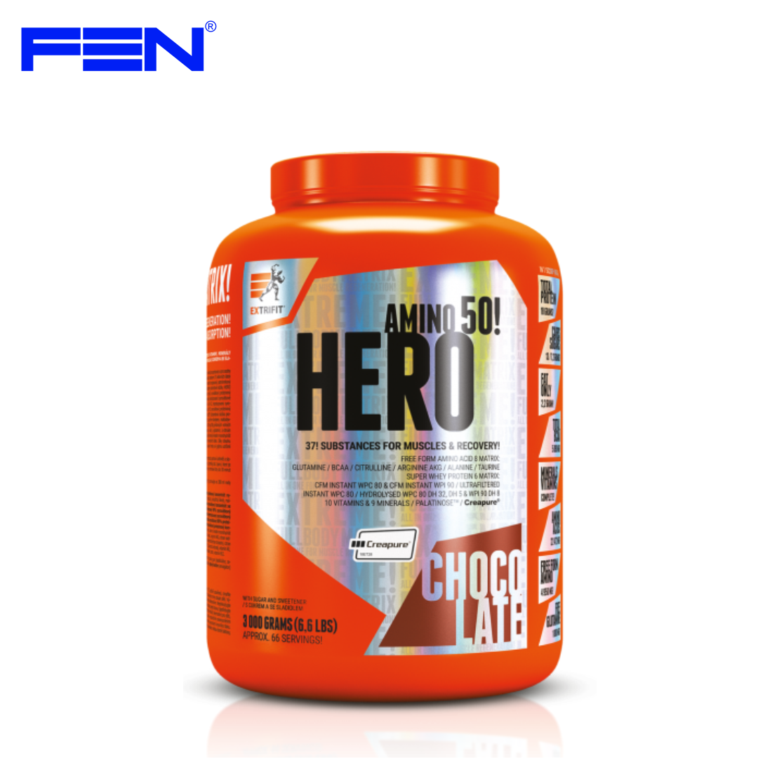 Extrifit Sport Nutrition Extrifit HERO 3000 g. (kokteilis raumenų masei auginti)