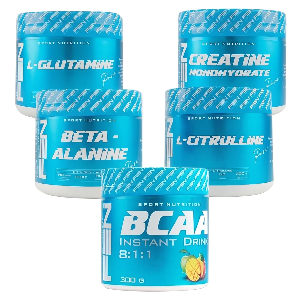 Fen Sport Nutrition Maisto papildų sportui kompleksas - 5 vnt