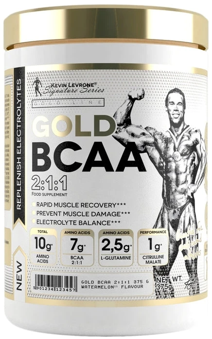 Kevin Levrone Signature Kevin Levrone GOLD BCAA 2:1:1 375 g (BCAA amino rūgštys milteliais)