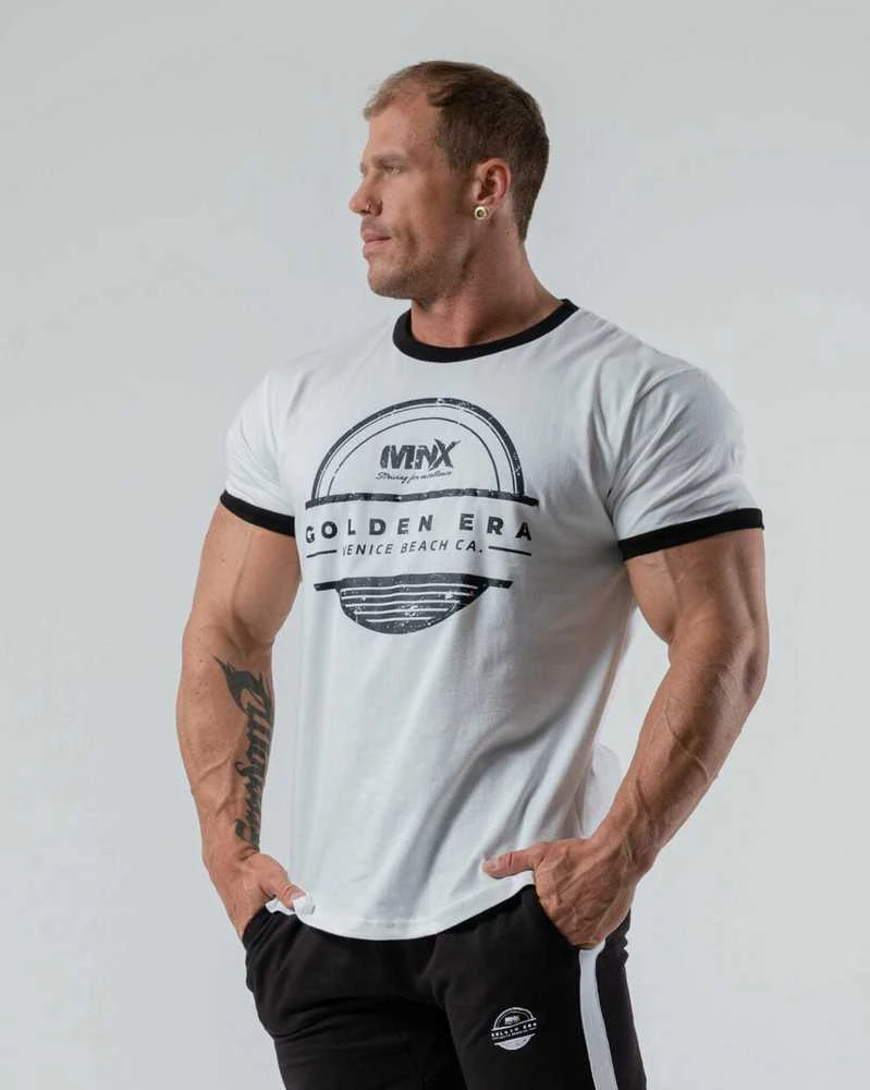 Mnx Sportswear MNX classic T-shirts Golden Era Baltas