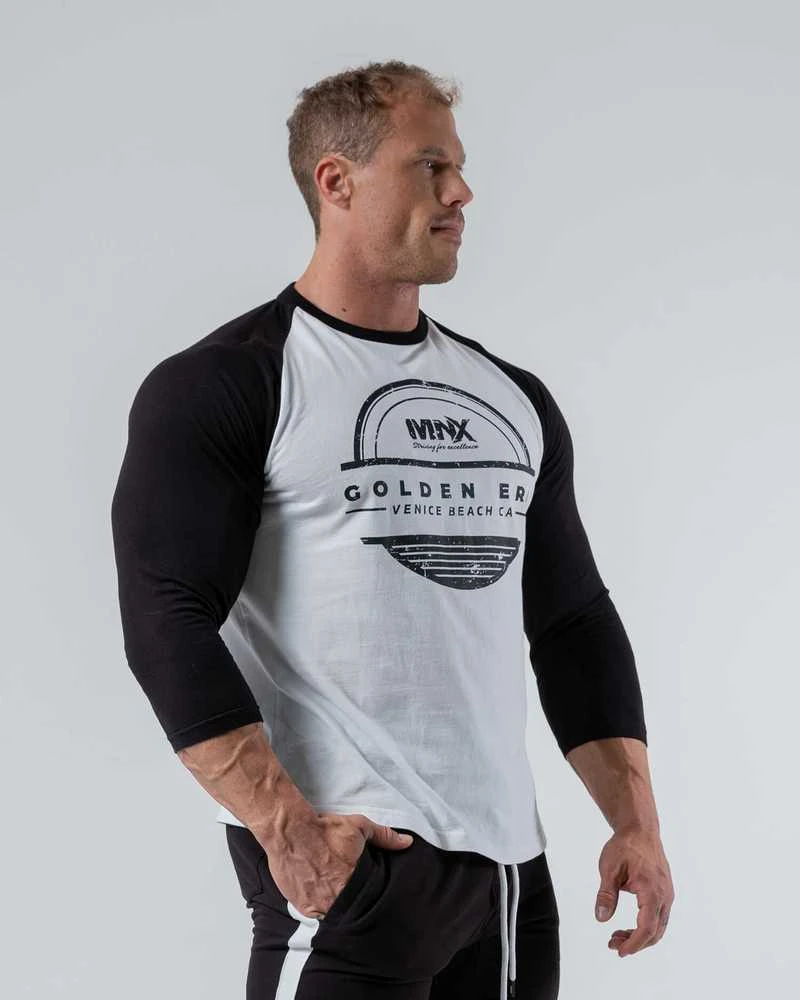 Mnx Sportswear MNX Raglan Top Golden Era Baltas