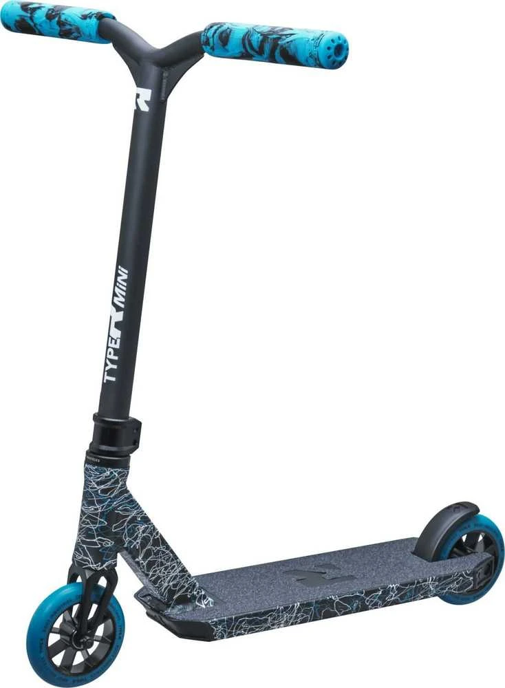 Root Type R Mini Pro triukinis paspirtukas, Splatter Mėlyna