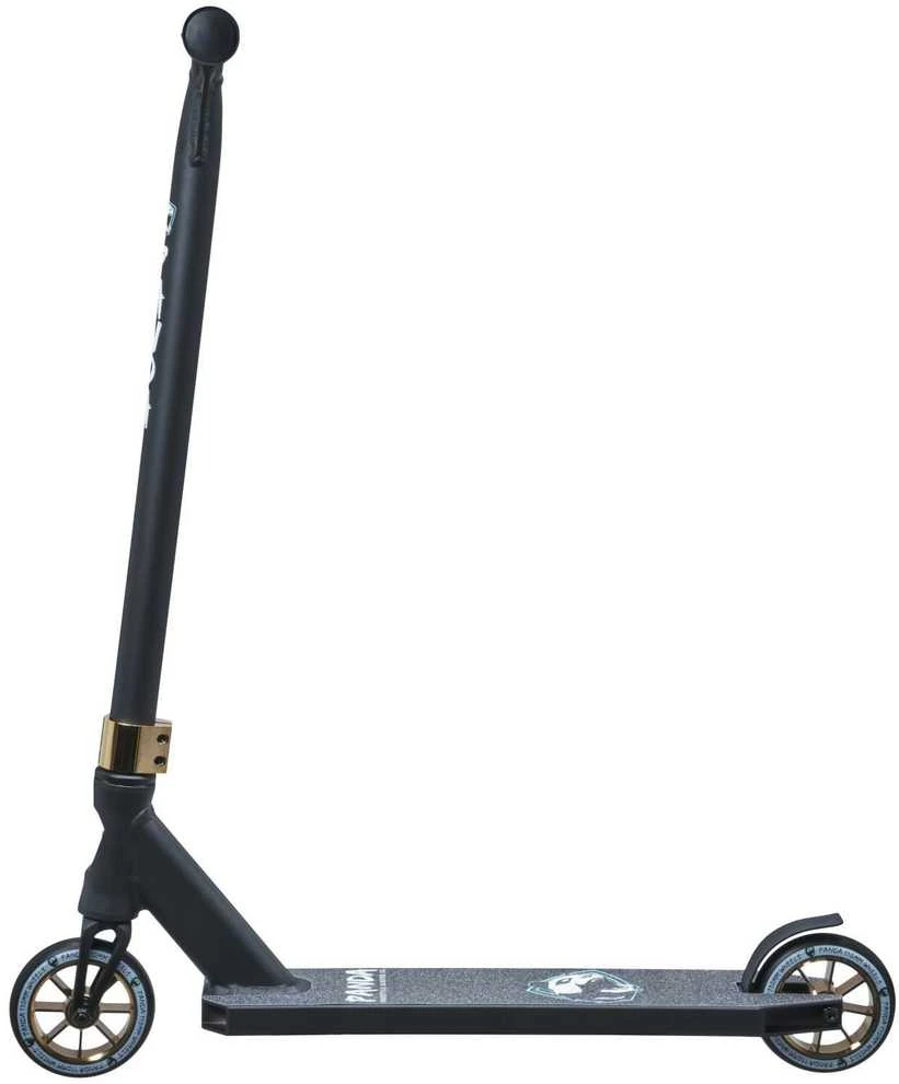 Triukinis paspirtukas Panda Optimus Pro, Juodas/Gold Chrome