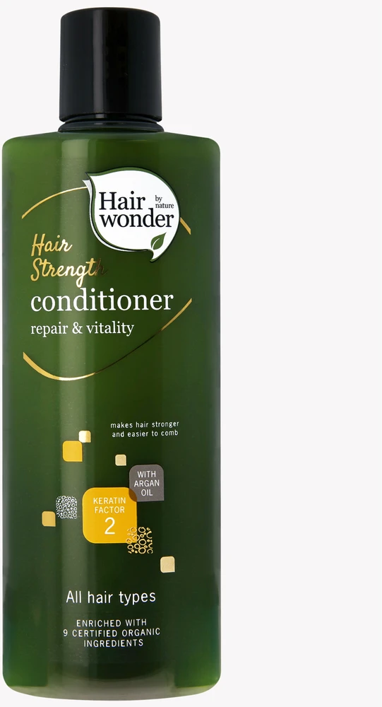 HAIRWONDER plaukus sustiprinantis kondicionierius "Hair Strength", 200 ml