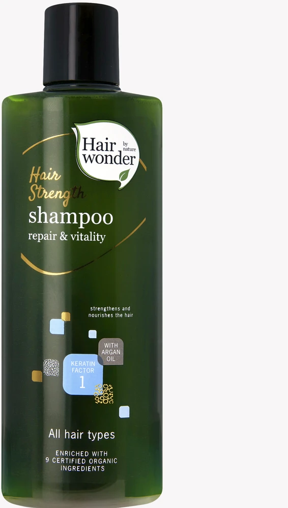 HAIRWONDER plaukus sustiprinantis šampūnas "Hair Strength", 200 ml