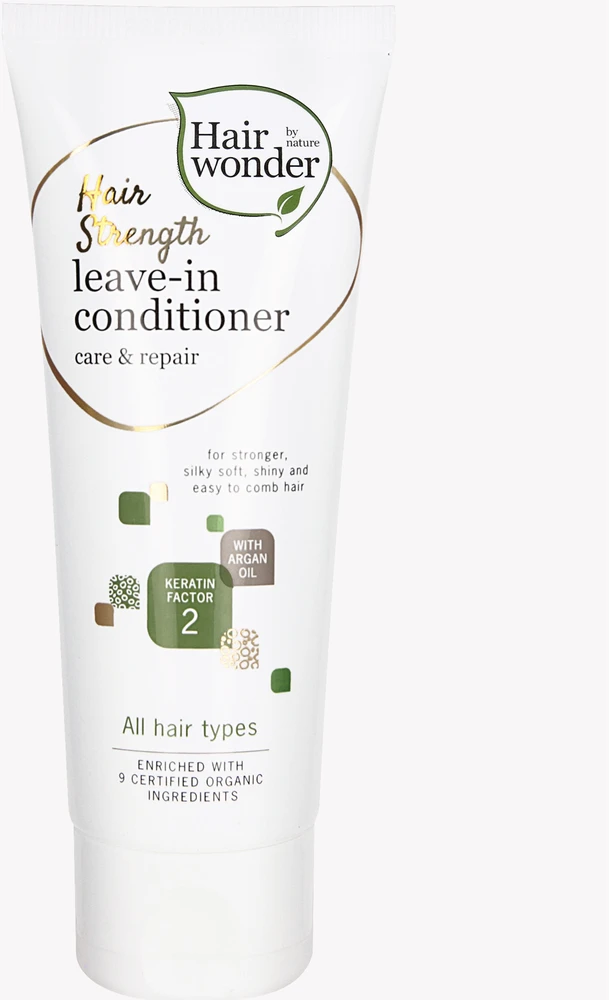 HAIRWONDER plaukus sustiprinantis nenuplaunamas kondicionierius "Hair Strength", 75 ml