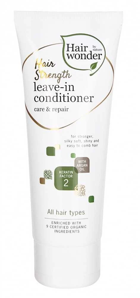 HAIRWONDER plaukus sustiprinantis nenuplaunamas kondicionierius "Hair Strength", 75 ml