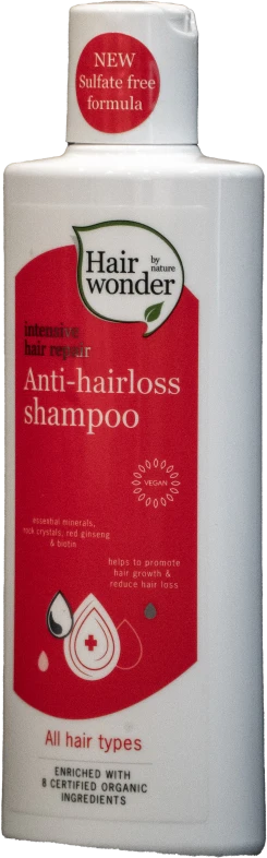 Hair Wonder Hairwonder šampūnas Intensive Hair Repair Anti-hairloss slenkantiems plaukams 200 ml