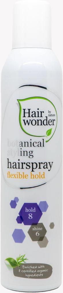 HAIRWONDER Botanical Styling plaukų lakas lanksčios fiksacijos, 300 ml