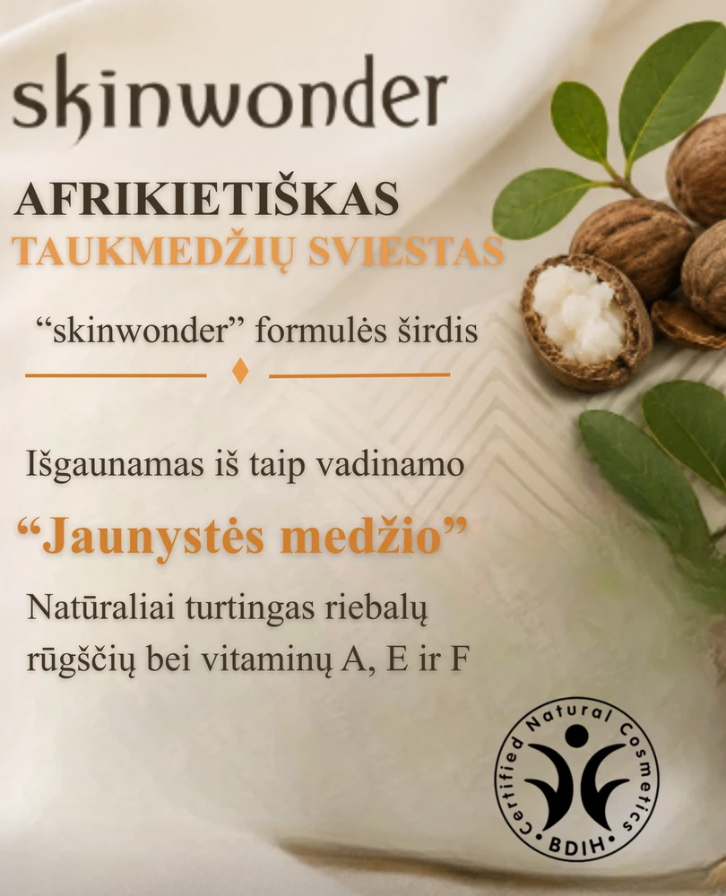 HAIRWONDER SKINWONDER Intensyviai maitinantis kremas veidui ir kūnui, 110 ml