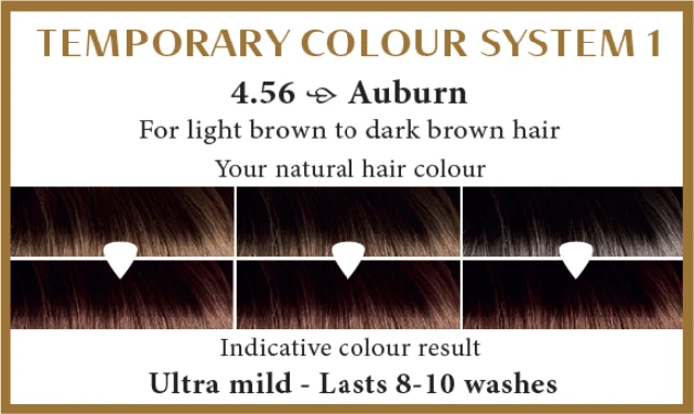 Henna Plus HAIRWONDER Colour Kreminis dažantis kremas, spalva kaštono 4.56