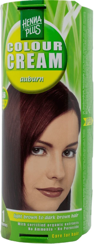 Henna Plus HAIRWONDER Colour Kreminis dažantis kremas, spalva kaštono 4.56