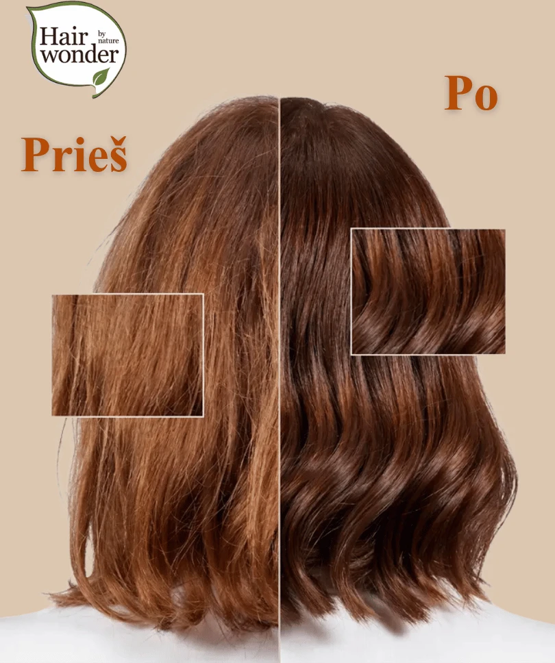 Henna Plus HAIRWONDER Colour Kreminis dažantis kremas, spalva šokolado ruda 5.35